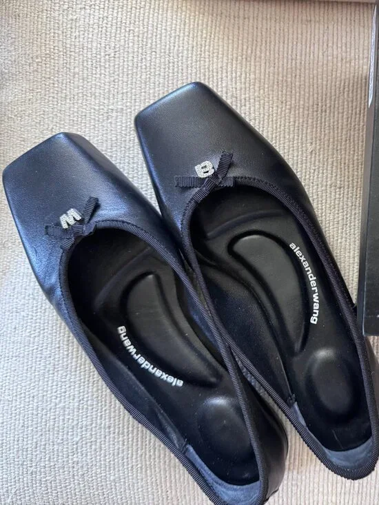 Alexander Wang Billie Flat size 38 Black - Picture 1 of 6